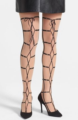 Wolford 'Alicia' Thigh High Tights