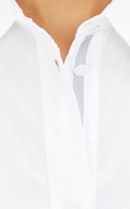 Alexander Wang T by Ripstop Shirtdress-White