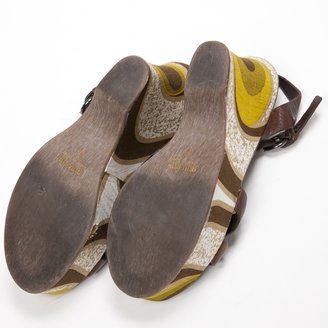 Miu Miu Brown Leather Heels