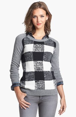 Halogen Plaid Sweater