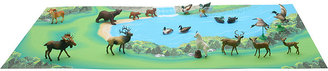 Wild Animal Figurine & Playmat Set