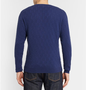 Etro Patterned-Knit Cashmere Sweater