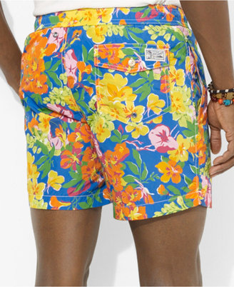 Polo Ralph Lauren Island Floral-Print Swim Trunks
