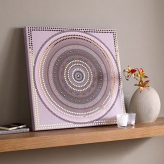 Graham & Brown Purple Exotic Sequin Canvas Wall art