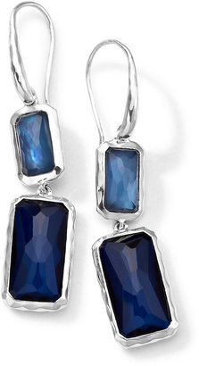 Ippolita Rectangle-Cut Quartz & Mother-of-Pearl/Pyrite Earrings