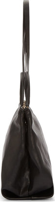 Marsèll Black Leather Unstructured Double Handle Bag