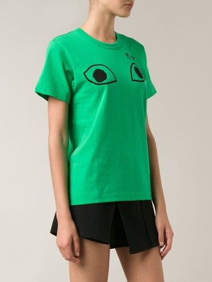 Comme des Garçons PLAY printed eye T-shirt
