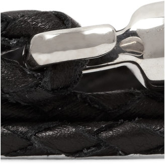 Miansai Woven-Leather Wrap Bracelet