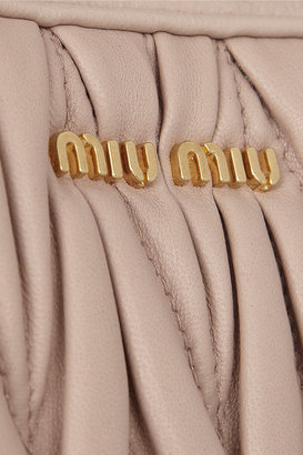 Miu Miu Matelassé leather shoulder bag