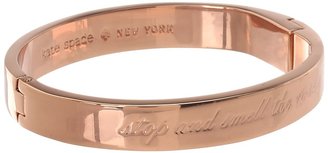 Kate Spade Stop and Smell the Roses Idiom Bangle