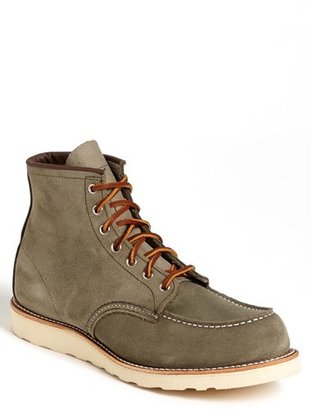 Red Wing Shoes Moc Toe Roughout Leather Boot (Online Only)