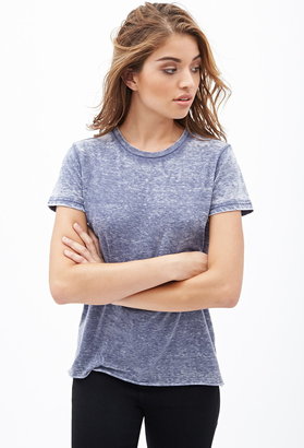 Forever 21 Burnout Crew Neck Tee