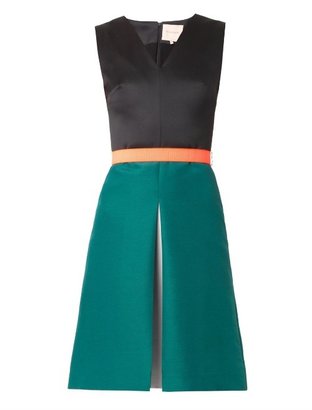 Roksanda Reiley bi-colour satin dress