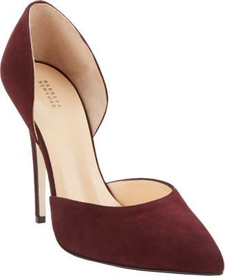 Barneys New York Maddy d'Orsay Pumps-Red