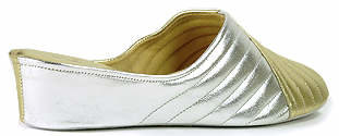 Jacques Levine #1221 - Leather Wedge Slipper