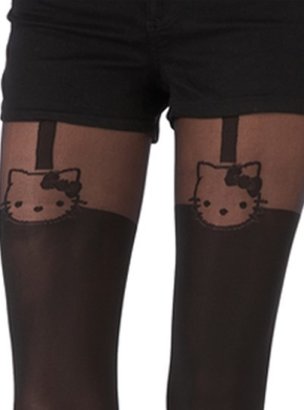 Pretty Polly Hello Kitty for PP Mock Suspender HK Tights