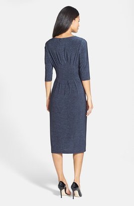 Tahari 'Mélange' Jersey Midi Dress