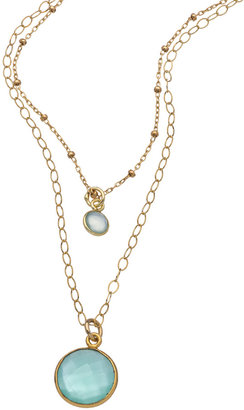 Athena Designs Sea Green Moonstone Necklace