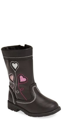Laura Ashley 'Hearts' Boot (Walker & Toddler)
