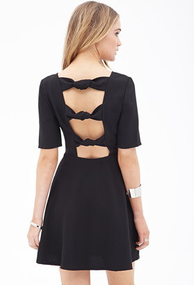 Forever 21 Cutout Bow Dress