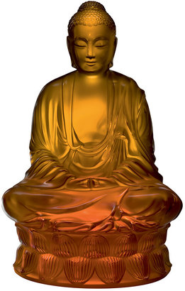 Lalique Buddha Figure - Amber