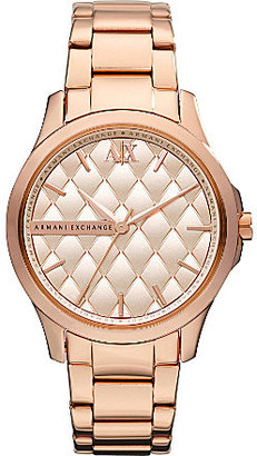Armani Exchange AX5202 rose gold-toned watch