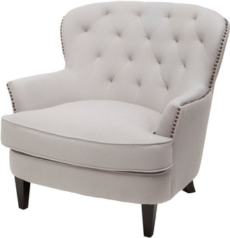 Asstd National Brand Asstd National Brand Tafton Fabric Tufted Wing Chair