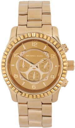 Michael Kors Gold Chronograph Bracelet Watch