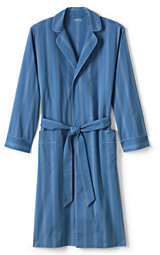 Lands' End Men's Broadcloth Robe-Khaki
