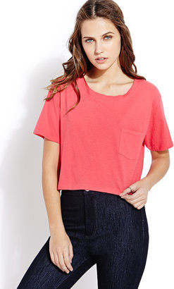 Forever 21 Off Duty Boxy Pocket Tee