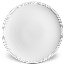 L'OBJET Soie Tressee White Bread & Butter Plate