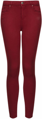 Topshop MOTO Red Leigh Jeans