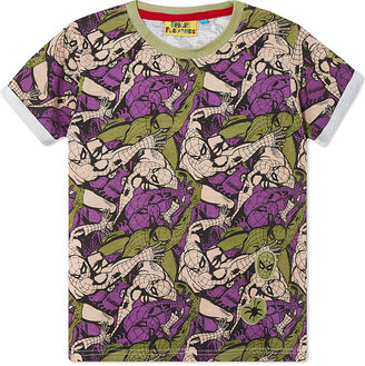 Spiderman Fabric Flavours Camo T-Shirt 3-10 Years - for Men