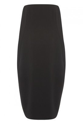 Acne 19657 Acne Corseted Strapless Crepe Dress