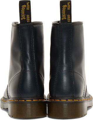 Dr. Martens Navy Leather 8-Eye 1460 Boots