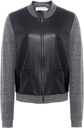 Velvet Noria Faux Leather Jersey Jacket