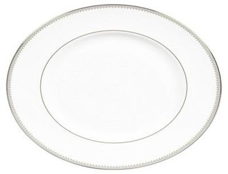 Vera Wang Wedgwood White 'Grossgrain' 35cm oval dish