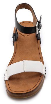 Marc by Marc Jacobs Nailed It Flat Buckle Sandals