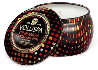 Voluspa 'Maison Holiday - Cinnamon Ceylon & Copal' Petite Decorative Tin Candle