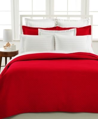 Charter Club CLOSEOUT! Bedding, Damask Quilted 3-Pc. Coverlet Set, Created for Macy's