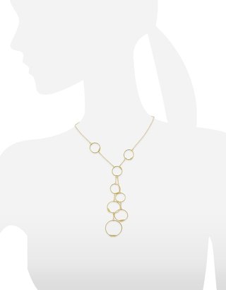 Torrini Milly - 18K Yellow Gold Circles Drop Necklace