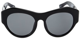 Linda Farrow Gallery stylised cat frame sunglasses
