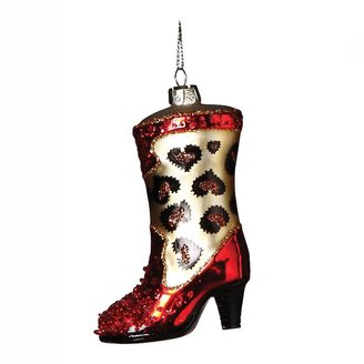 Sterling boot christmas ornament