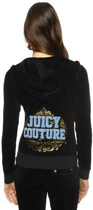 Juicy Couture Jc Varsity Velour Original Jacket