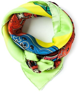 Etro arabesque print scarf