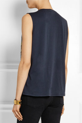 Sass & Bide On My Terms embellished cotton-jersey top