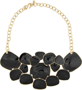 Kenneth Jay Lane Gold-plated enamel necklace