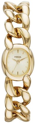 Fossil Curator Gold-Tone Stainless Steel Case Ladies Watch