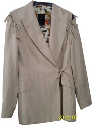 Jean Paul Gaultier Ladies' Beige Cut-Out Jacket