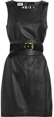 ALICE by Temperley Mara leather shift dress